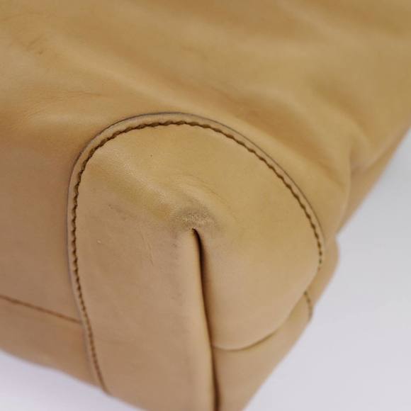 GUCCI Hand Bag Leather Beige Gold 269878 Auth 97401 - Picture 14 of 16